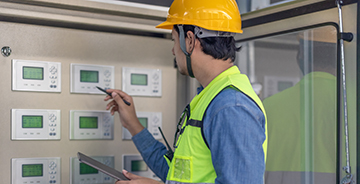 Team reviewing controls dashboard
